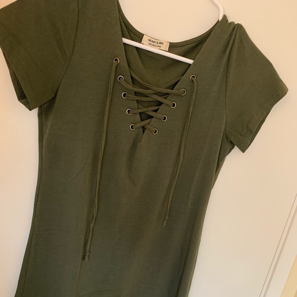 Body Con, Olive Green Dress